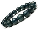 ブルーアパタイト 丸玉ブレス 12mm No.7【1点もの】▽ 燐灰石 Apatite ブレスレット 数珠 ラウンド 天然石 ビーズ パワーストーン パーツ ア...