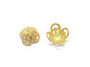 花座 typeJ艶消ゴールド【20コ販売】▽ 座金 ビーズキャップ パーツ ハンドメイドパーツ アクセサリー クラフト 金具 素材 材料