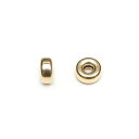 14KGF ロンデル 3mm【5コ販売】▽ パーツ アクセサリー クラフト 金具 USA製 14Kゴールドフィルド 14金ゴールドフィルド 14K Gold F...