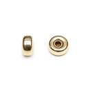 14KGF ロンデル 4mm【3コ販売】▽ パーツ アクセサリー クラフト 金具 USA製 14Kゴールドフィルド 14金ゴールドフィルド 14K Gold F...