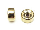 14KGF ロンデル 8mm【1コ販売】▽ パーツ アクセサリー クラフト 金具 USA製 14Kゴールドフィルド 14金ゴールドフィルド 14K Gold F...