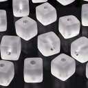 【粒販売】ブラジル産 フロストクリスタル キューブ 6×6mm【8粒販売】▽ フロストクォーツ 水晶 水精 4月の誕生石 粒売り 天然石 ビーズ パワーストーン...