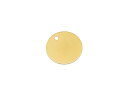 14KGF チャーム コインプレート 10mm【1コ販売】▽ パーツ アクセサリー クラフト 金具 USA製 14Kゴールドフィルド 14金ゴールドフィルド 1...