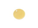 14KGF チャーム コインプレート 11mm【1コ販売】▽ パーツ アクセサリー クラフト 金具 USA製 14Kゴールドフィルド 14金ゴールドフィルド 1...