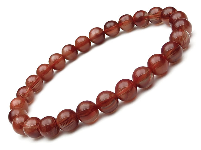 アンデシン 丸玉ブレス 6mm No.19【1点もの】▽ チベットナイト チベットサンストーン アンデサイト Andesine ブレスレット 数珠 ラウンド 天...