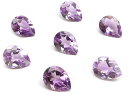 ブラジル産 アメジスト ペアシェイプファセットカット ルース 8×6mm【8コ販売】▽ アメシスト 紫水晶 Amethyst 2月の誕生石 裸石 粒売り 天然石...