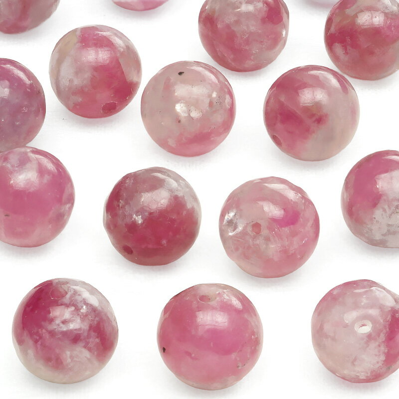 γۥޥ뻺 ԥ󥯥ȥޥ󥷥ꥫ ݶ 8mm3γۢ ȥޥ Х ŵ Tourmaline 10 饦 ...