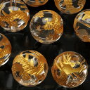 【粒販売】天然水晶 クリスタルクォーツ 青龍 金色彫刻 丸玉 12mm【1粒販売】▽ クリスタル 水晶 本水晶 ロッククリスタル 水精 石英 Crystal q...