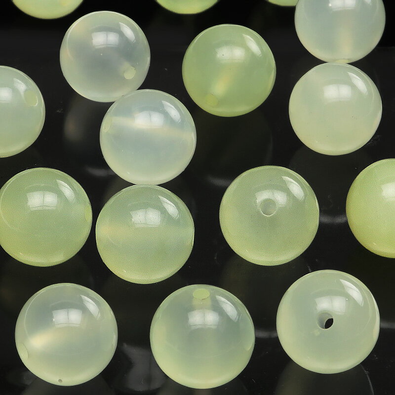 【粒販売】ニュージェード(ボーウェナイト) 丸玉 8mm【8粒販売】▽ ニュージェイド サーペンティン 蛇紋石 New Jade ラウンド 丸ビーズ 粒売り 天...