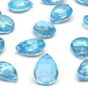 【粒販売】ブラジル産 スイスブルートパーズ ペアシェイプカット 10×8mm【1粒販売】▽ トパーズ ブルートパーズ Topaz 11月の誕生石 しずく 雫 粒...