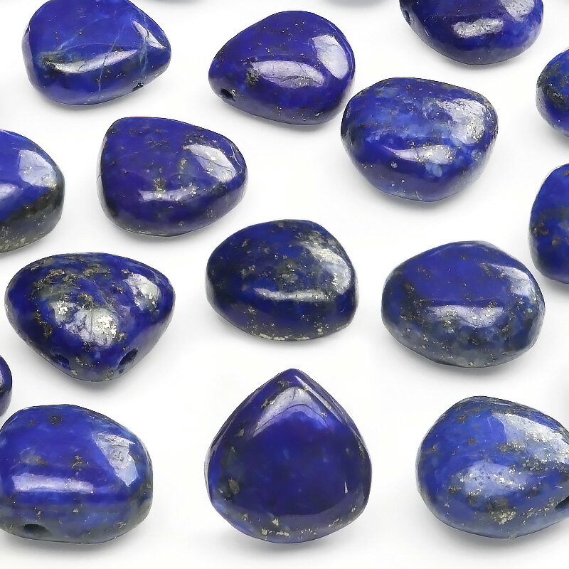 【粒販売】ラピスラズリ マロン 9mm【4粒販売】▽ ラズライト 瑠璃 青金石 Lapis lazuli 12月の誕生石 しずく 雫 粒売り 天然石 ビーズ パ...