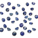 アフリカ産 サファイア コインファセットカット ルース 3mm【1コ販売】▽ サファイヤ 蒼玉 Sapphire 9月の誕生石 コランダム 裸石 ラウンドカット...