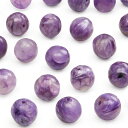 【粒販売】エンジェルシリカ 丸玉 6mm【4粒販売】▽ チャロアイトクォーツ チャロアイトシリカ チャロ石 Angelsilica ラウンド 丸ビーズ 粒売り ...