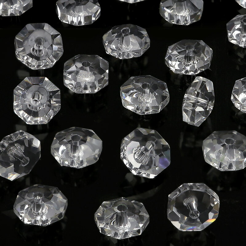 【粒販売】天然水晶 クリスタルクォーツ スペーサーボタンカット 6×3mm【6粒販売】▽ クリスタル 水晶 本水晶 ロッククリスタル 水精 石英 Crystal...