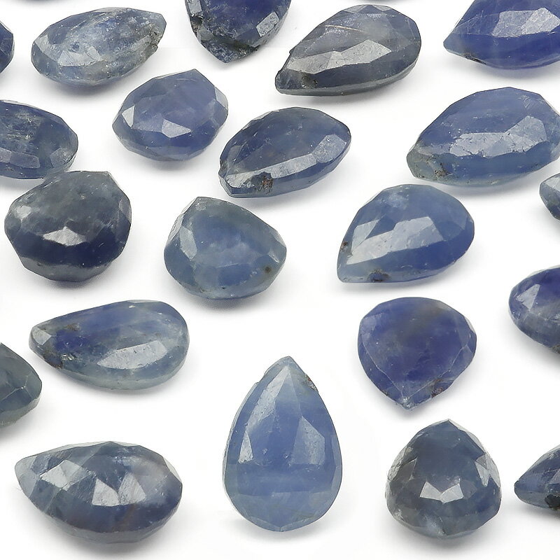 【粒販売】アフリカ産 サファイア ペアシェイプカット 9mm【2粒販売】▽ サファイヤ 蒼玉 Sapphire 9月の誕生石 コランダム しずく 雫 粒売り 天...