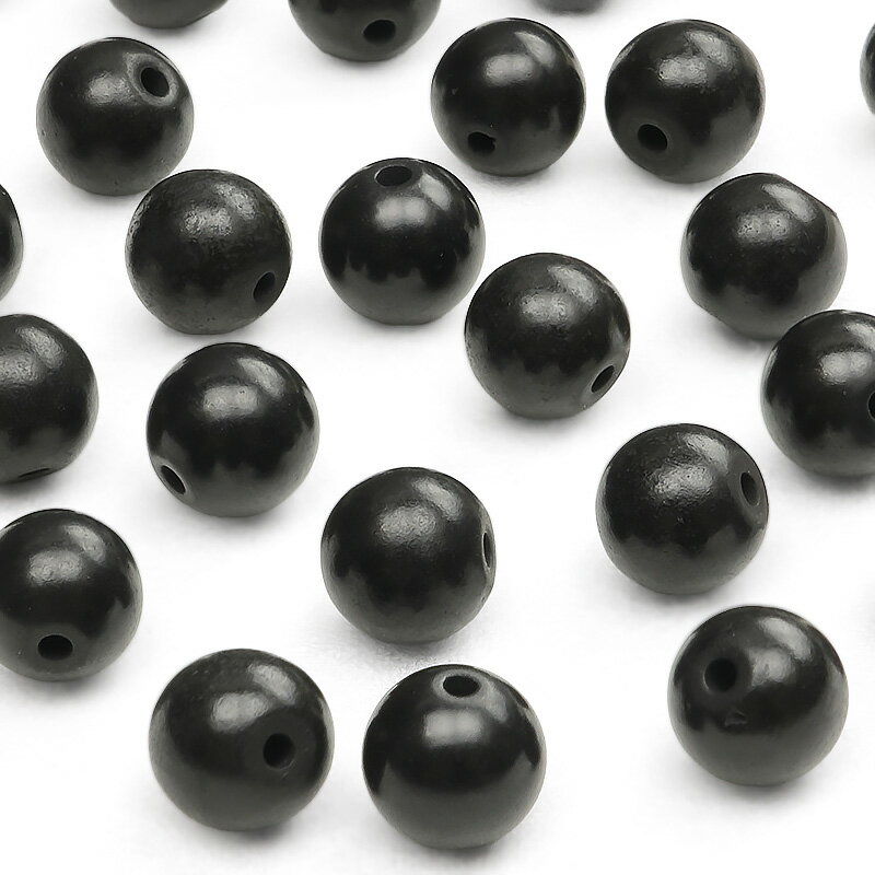 【粒販売】北海道産 ブラックシリカ 丸玉 6mm【6粒販売】▽ シリカブラック グラファイトシリカ 神明石 黒鉛珪石珪石 Black silica ラウンド 丸...
