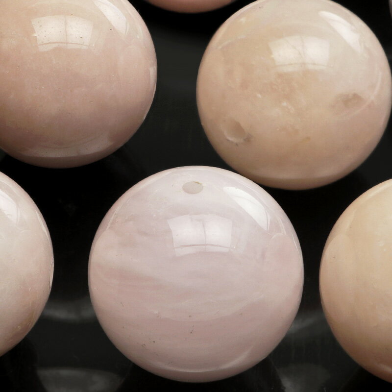 【粒販売】ナイジェリア産 ピンクアクアマリン(モルガナイト) 丸玉 16mm【2粒販売】▽ モルガナイト ローズベリル ピンクベリル モルガン石 Morgani...