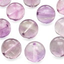 【粒販売】ライトカラーパープルフローライト 丸玉 10mm【2粒販売】▽ フローライト フルオライト 蛍石 Fluorite ラウンド 丸ビーズ 粒売り 天然石...