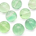 【粒販売】グリーンフローライト 丸玉 10mm【2粒販売】▽ フローライト フルオライト 蛍石 Fluorite ラウンド 丸ビーズ 粒売り 天然石 ビーズ パ...