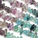 マルチカラーフローライト チップ 4〜10mm【1連販売】▽ フローライト フルオライト 蛍石 Fluorite タンブル さざれ 連売り 天然石 ビーズ パワ...