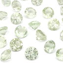 ブラジル産 グリーンアメジストコインファセットカット ルース 6mm【3コ販売】▽ プラシオライト プラジオライト Prasiolite Amethyst 2月...