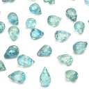 【粒販売】カンボジア産 ブルージルコン ドロップカット 5〜6mm【4粒販売】▽ 天然ジルコン ヒヤシンス石 風信子石 12月の誕生石 Zircon しずく 雫...