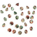 モンゴル産 バイカラーアンデシン コインファセットカット ルース 3mm【1コ販売】▽ チベットナイト チベットサンストーン アンデサイト Andesine ラウンドカット 裸石 粒売り 天然石 ビーズ パワーストーン パーツ アクセサリー 素材 材料