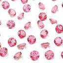 ブラジル産 ピンクトパーズ コインファセットカット ルース 4mm【8コ販売】▽ トパーズ Topaz 11月の誕生石 楕円 裸石 ラウンドカット 粒売り 天然...