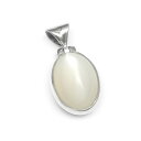 ホワイトムーンストーン ペンダントトップ No.5【1点もの】▽ ムーンストーン 月長石 フェルドスパー Moonstone 6月の誕生石 ペンダント シルバー...
