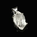 ニューヨーク産 ハーキマーダイヤモンド 原石ペンダントトップ No.2【1点もの】▽ ドリームクリスタル ハーキマー水晶 水晶 水精 石英 Crystal qu...