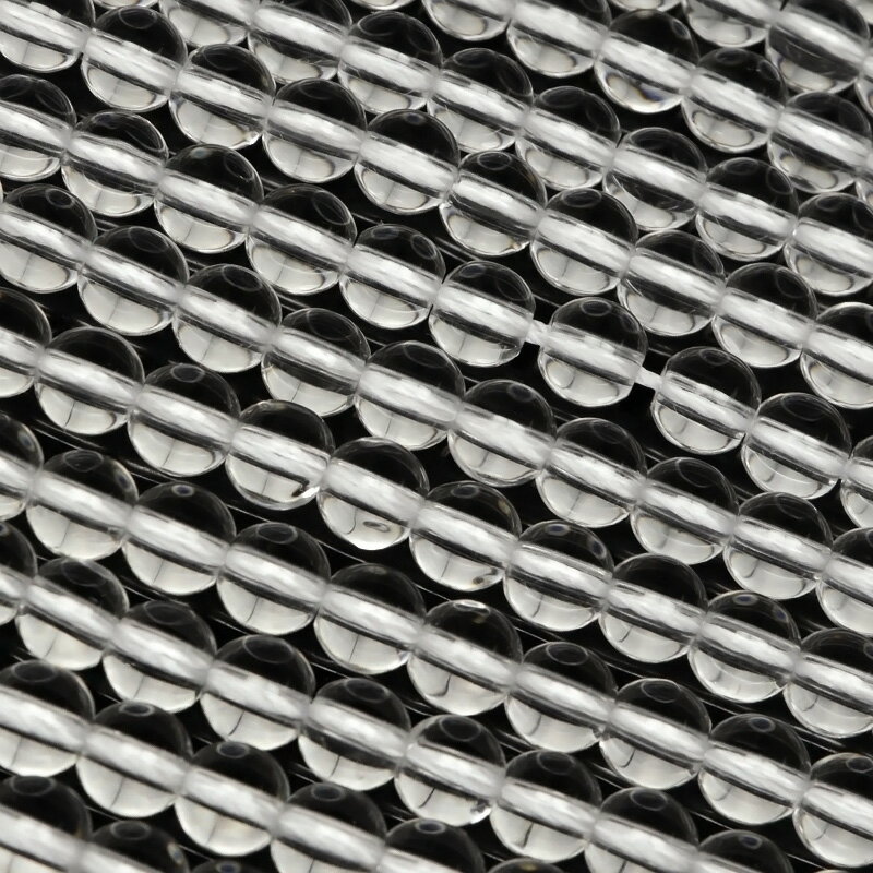 合成水晶 合成クリスタル 丸玉 4mm【1連販売】▽ クリスタル 水晶 ロッククリスタル 水精 石英 Crystal quartz 4月の誕生石 ラウンド 丸ビ...