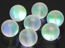 【粒販売】フロスト加工 ルナフラッシュ 丸玉 12mm【8粒販売】▽ グラスビーズ ラウンド 丸ビーズ 粒売り ビーズ パワーストーン パーツ アクセサリー 素...