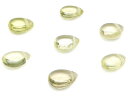 【粒販売】レモンクォーツ ペアシェイプ 6〜7mm【10粒販売】▽ レモン水晶 硫黄水晶 Lemon quartz しずく 雫 粒売り 天然石 ビーズ パワース...