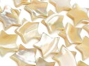 マザーオブパール ベージュ スター 12mm【1連販売】▽ シェル 真珠母貝 MOP Mother of pearl 連売り 天然石 ビーズ パワーストーン パ...