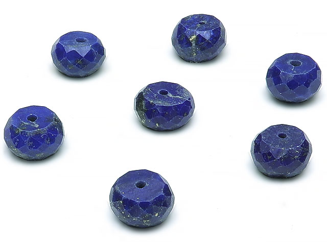 【粒販売】ラピスラズリ ボタンカット 6～7mm【6粒販売】▽ ラズライト 瑠璃 青金石 Lapis lazuli 12月の誕生石 粒売り 天然石 ビーズ パワーストーン パーツ アクセサリー 素材 材料