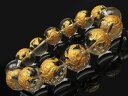 玄武 金色彫刻 クリスタル 丸玉ブレス 16mm【1コ販売】▽ クリスタル 水晶 本水晶 ロッククリスタル 水精 石英 Crystal quartz 4月の誕生...