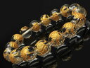玄武 金色彫刻 クリスタル 丸玉ブレス 12mm【1コ販売】▽ クリスタル 水晶 本水晶 ロッククリスタル 水精 石英 Crystal quartz 4月の誕生...