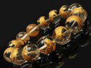 白虎 金色彫刻 クリスタル 丸玉ブレス 16mm【1コ販売】▽ クリスタル 水晶 本水晶 ロッククリスタル 水精 石英 Crystal quartz 4月の誕生...