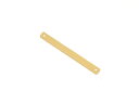 14KGF バープレート 両穴 25×2.5mm【1コ販売】▽ パーツ アクセサリー クラフト 金具 USA製 14Kゴールドフィルド 14金ゴールドフィルド ...