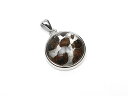ケニア産 パラサイト セリコ隕石 ペンダントトップ 18mm No.679【1点もの】▽ パラサイト隕石 石鉄隕石 天然隕石 メテオライト Meteorite ...
