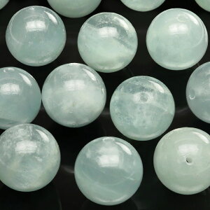 【粒販売】ウイグル産 アクアマリン 丸玉 10mm【4粒販売】▽ アクワマリン 藍玉 緑柱石 Aquamarine 3月の誕生石 ラウンド 丸ビーズ 粒売り 天然石 ビーズ パワーストーン パーツ アクセサリー 素材 材料