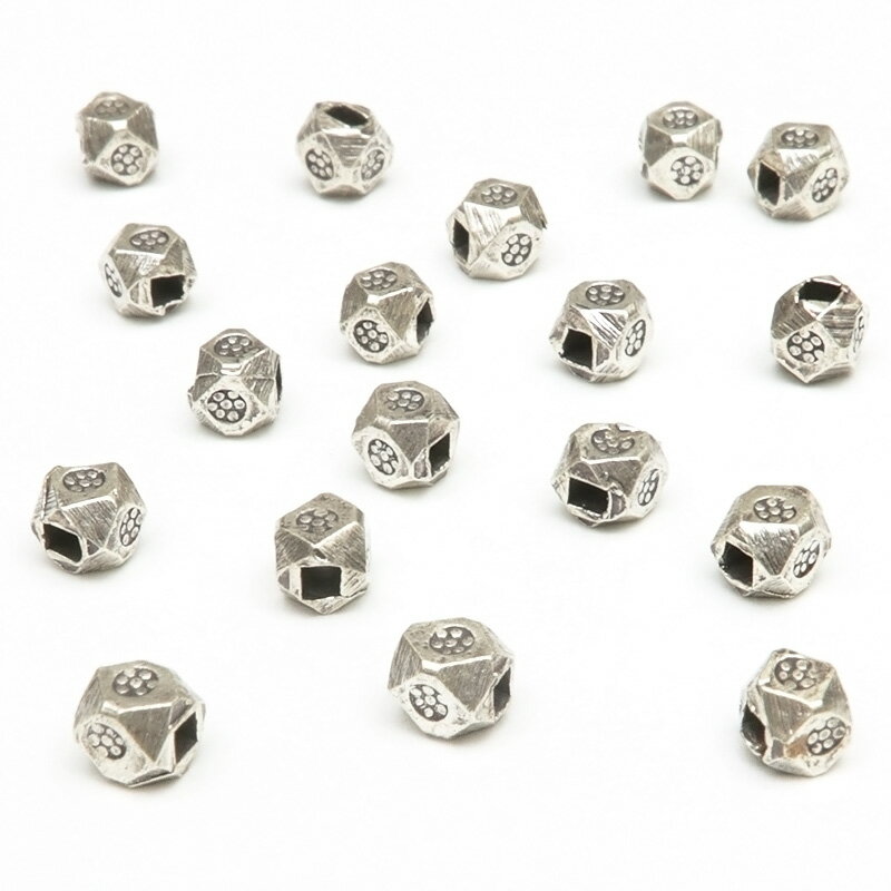 カレンシルバー ビーズ 3mm【4コ販売】▽ シルバー950 ブリタニアシルバー ハンドメイド パーツ アクセサリー クラフト パーツ 手作り 金具 シルバー ...