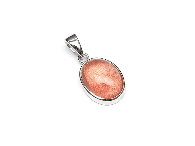 ストロベリークォーツ ペンダントトップ No.121【1点もの】▽ 苺水晶 Strawberry quart ゲーサイト ペンダント シルバー 天然石 ビーズ ...