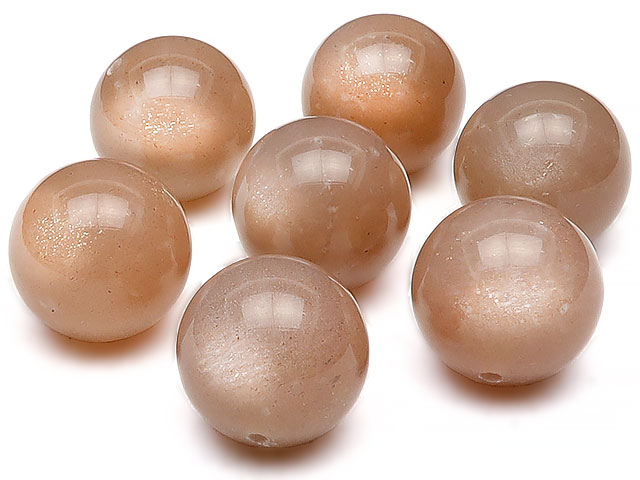 【粒販売】タンザニア産 オレンジムーンストーン 丸玉 12mm【4粒販売】▽ ムーンストーン 月長石 フェルドスパー Moonstone 6月の誕生石 ラウンド...