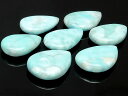 【粒販売】ラリマー ペアシェイプ 25～28mm【1粒販売】▽ ペクトライト ラリマール ドルフィンストーン Larimar しずく 雫 粒売り 天然石 ビーズ パワーストーン パーツ アクセサリー 素材 材料