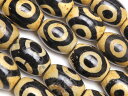 三眼天珠 ライス 14×10mm No.2【1連販売】▽ ジービーズ アゲート メノウ アゲット 瑪瑙 Agate ナツメ 連売り 天然石 ビーズ パワーストー...