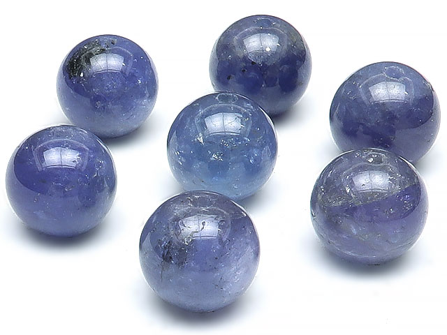 【粒販売】タンザナイト 丸玉 10mm【3粒販売】 ブルーゾイサイト 灰簾石 Tanzanite 12月の誕生石 ラウンド 丸ビーズ 粒売り 天然石 ビーズ パワーストーン パーツ アクセサリー 素材 材料