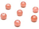 アルゼンチン産 インカローズ 丸玉 6mm▽ ロードクロサイト 菱マンガン鉱 Incarose Rhodochrosite ラウンド 丸ビーズ 粒売り 天然石 ビーズ パワーストーン パーツ アクセサリー 素材 材料