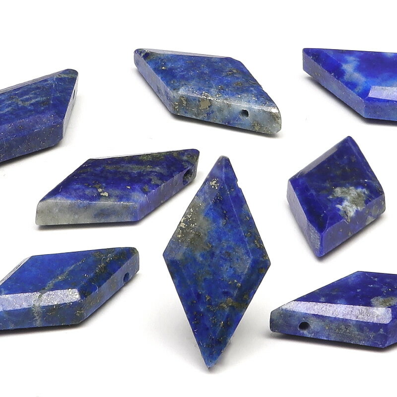 ラピスラズリ マーキスカット 14×7mm［プレミアムカット］▽ ラズライト 瑠璃 青金石 Lapis lazuli 12月の誕生石 しずく 雫 粒売り 天然石 ビーズ パワーストーン パーツ アクセサリー 素材 材料