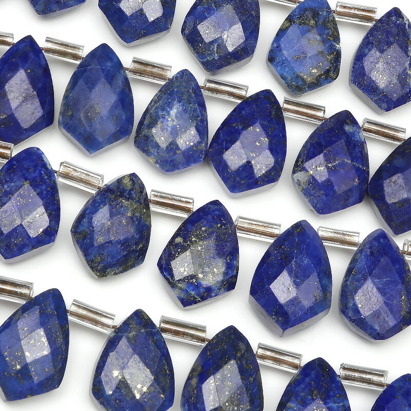 ラピスラズリ マーキスカット 12×8mm▽ ラズライト 瑠璃 青金石 Lapis lazuli 12月の誕生石 しずく 雫 連売り 天然石 ビーズ パワーストーン パーツ アクセサリー 素材 材料